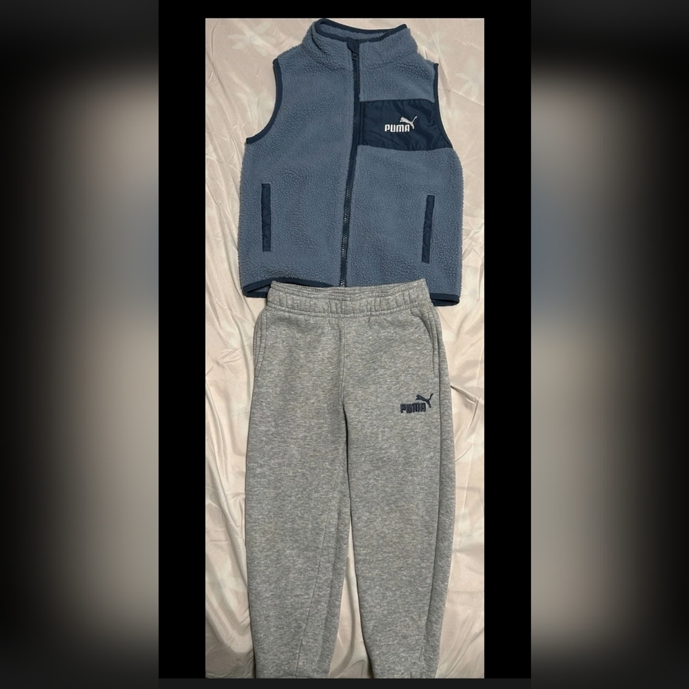 Kids Brand Name Clothing Lot Nike Puma Lee Hoodie Pants Shirt Vest Size 5T - Picture 4 of 6